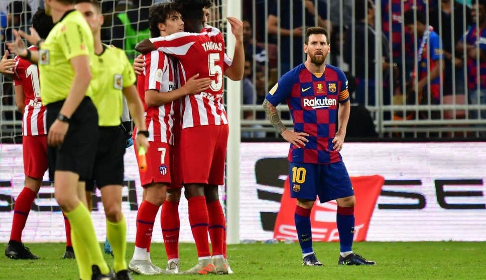 Barcelona stumble to Atletico Madrid