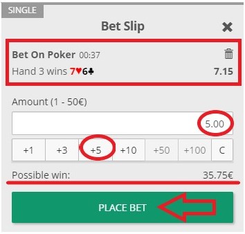 bet on poker 