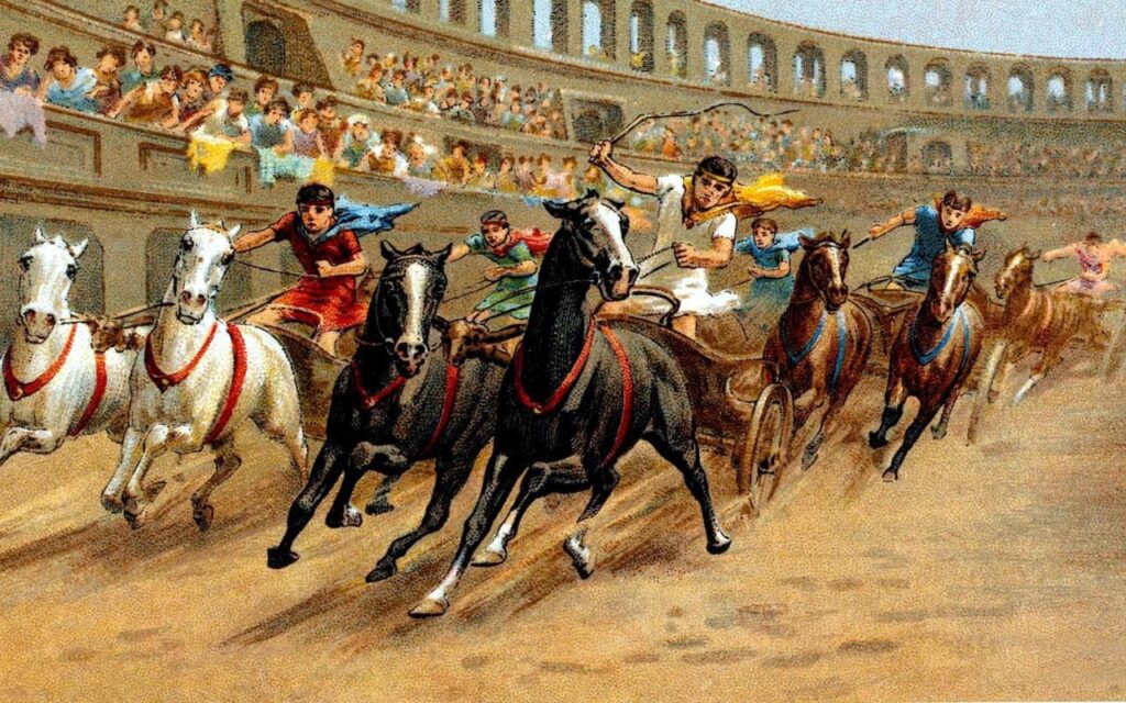 roman chariot racing