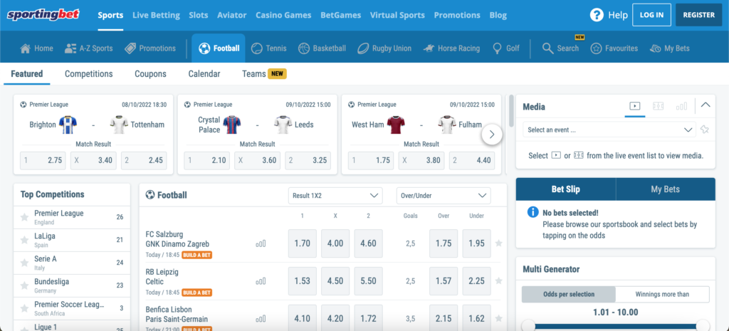 Sportingbet sports betting