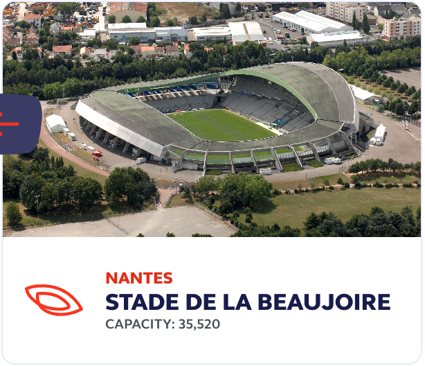 Stade de la Beaujoire in Nantes