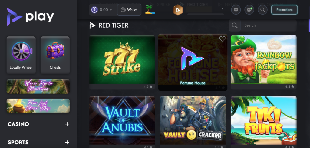 play.co.za software providers