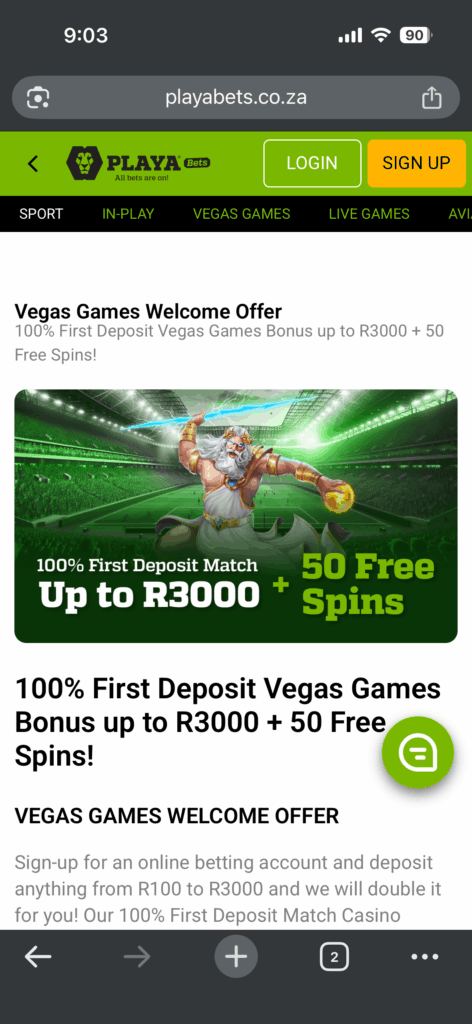 playabets sign up bonus