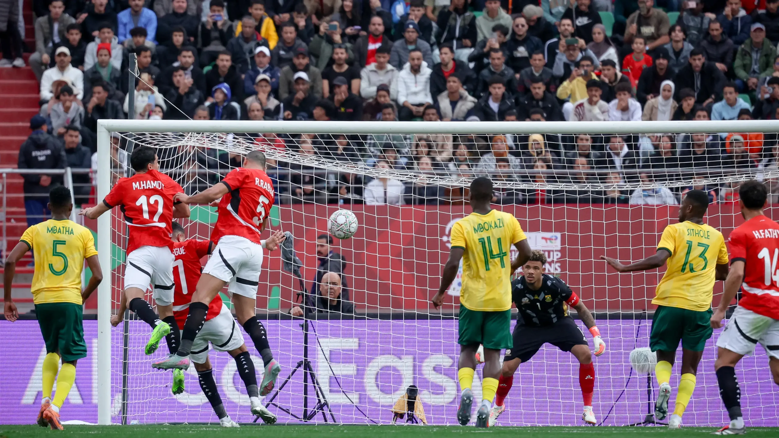 Bafana Bafana vs Egypt AFCON 2025 match action