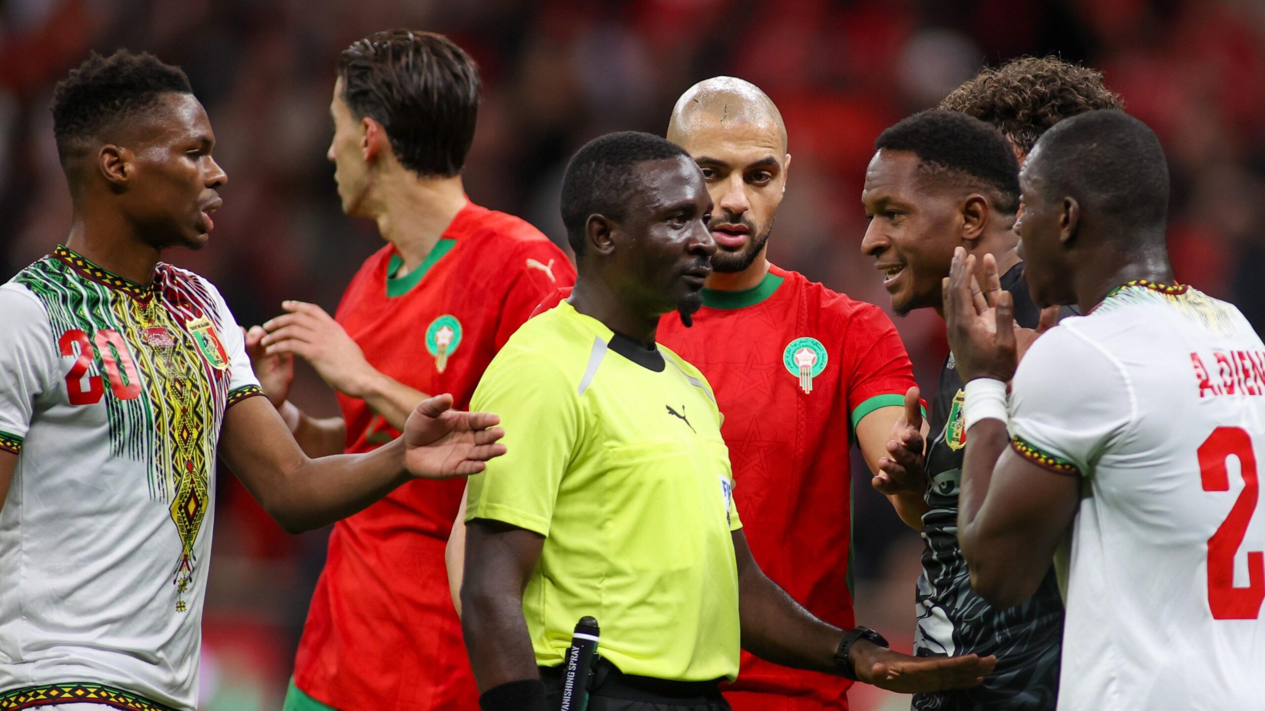 Morocco vs Mali AFCON 2025 match action