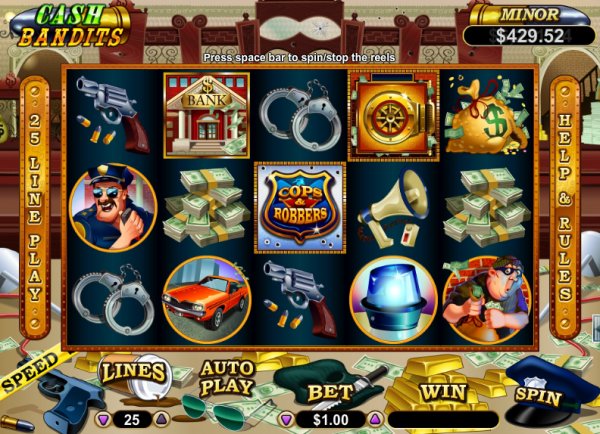 Cash Bandits slot game
