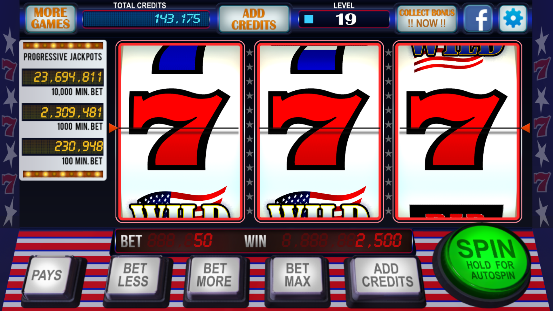 Classic slot game example