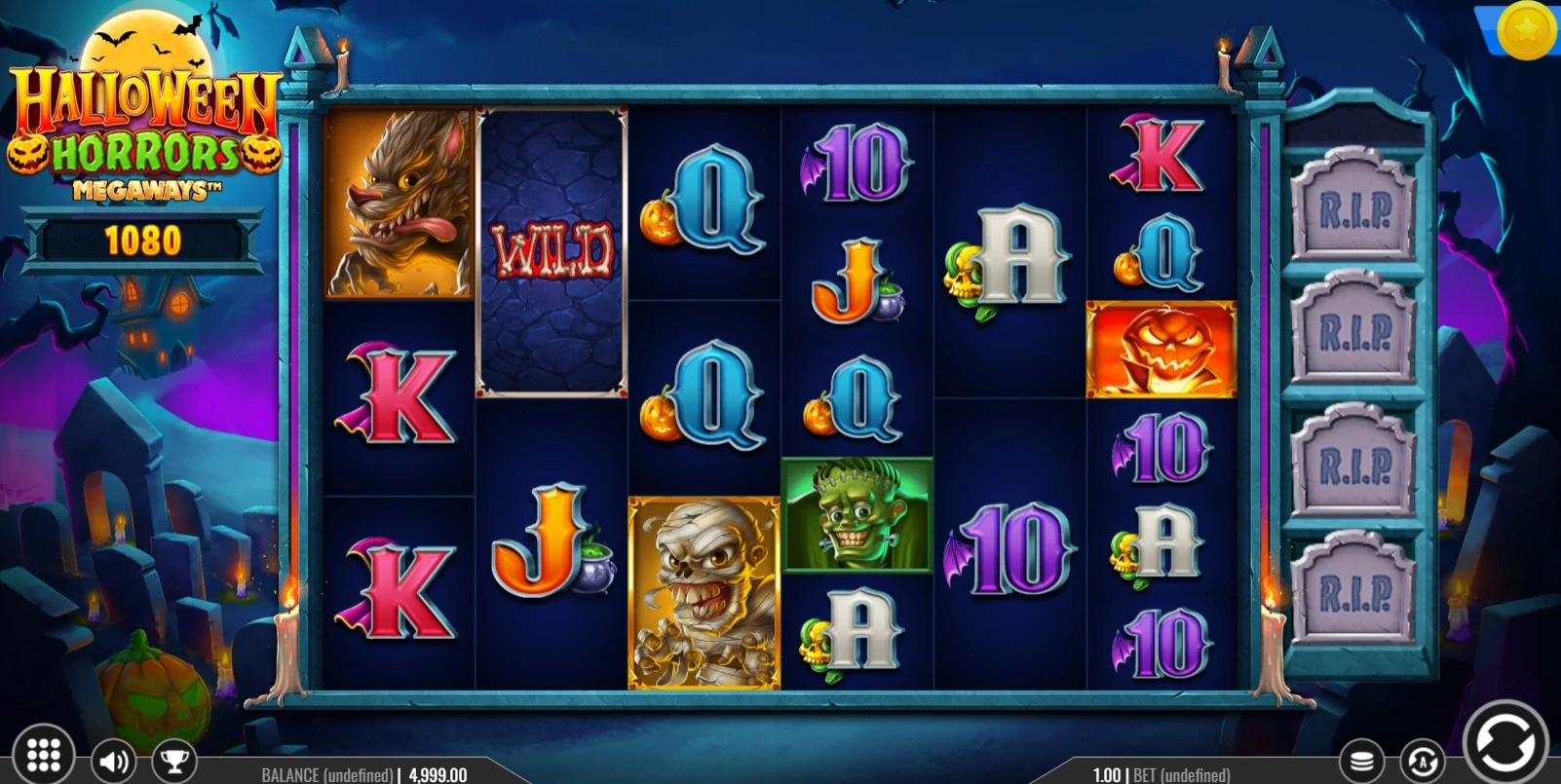 Megaways slot game example