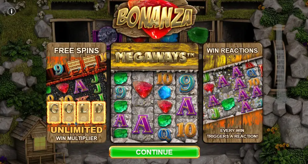 Bonanza Megaways slot game