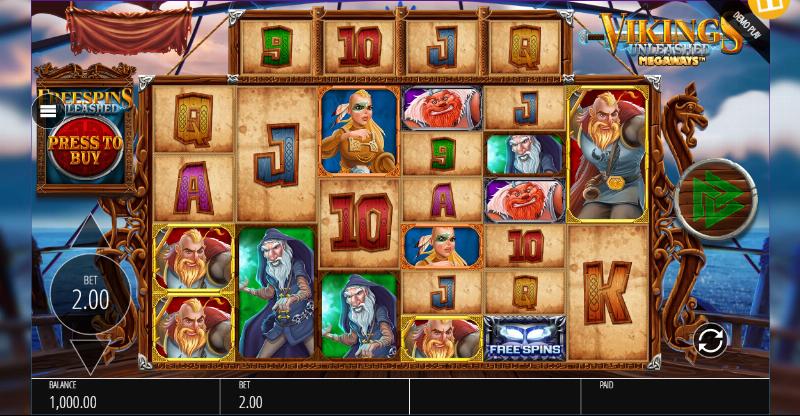 Vikings Unleashed Megaways slot game