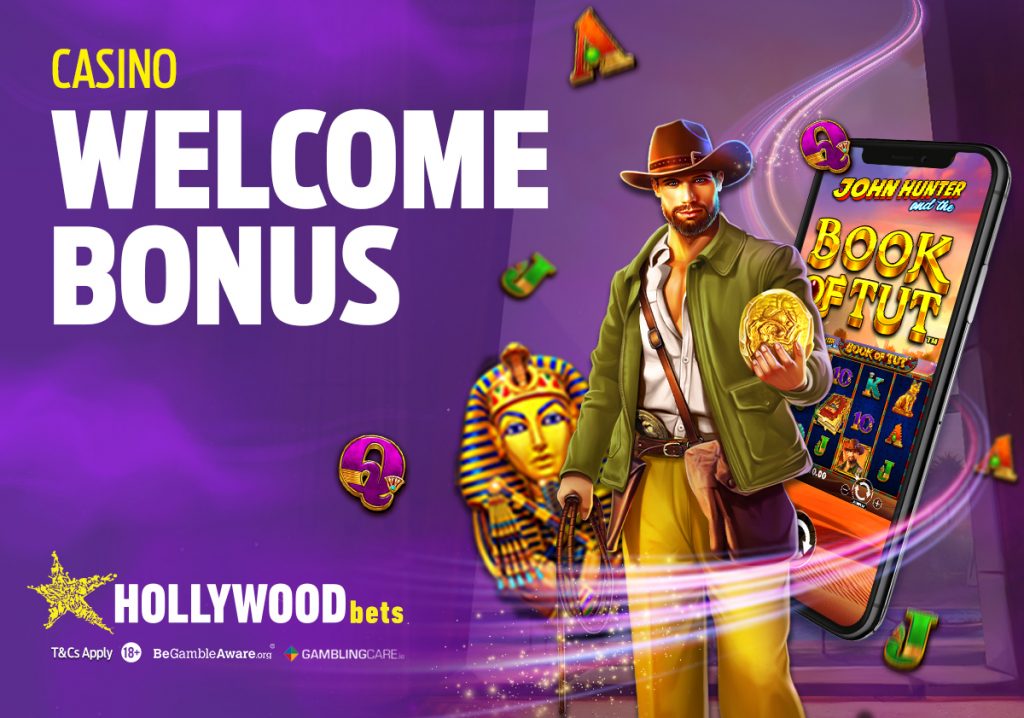 Hollywoodbets 50 free spins casino welcome bonus South Africa
