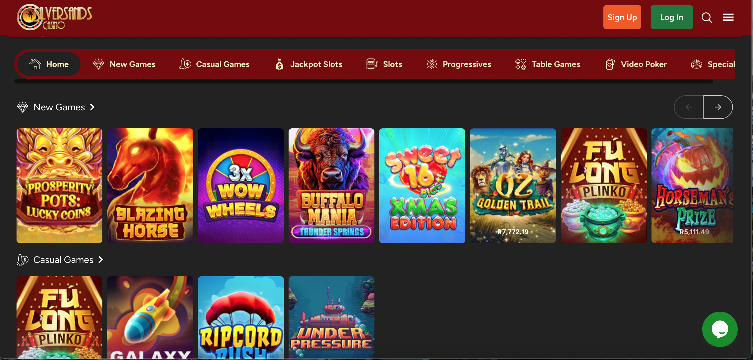 Silversands Casino preview