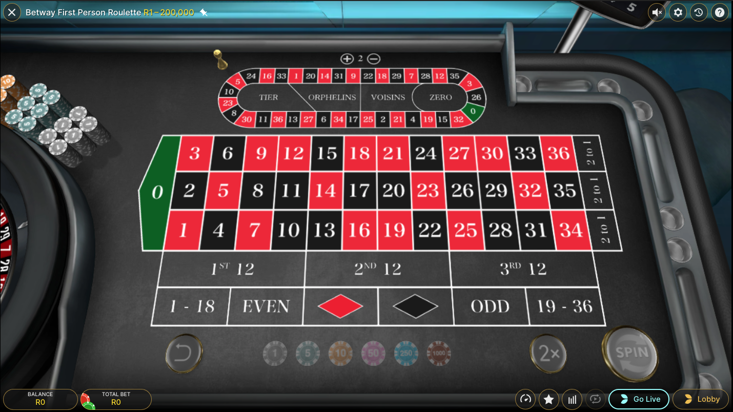 Live roulette