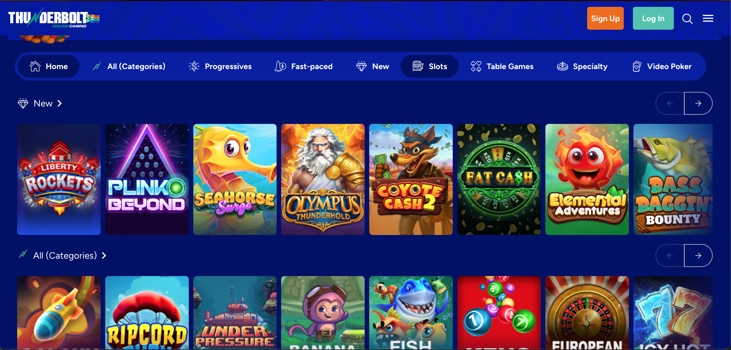 Thunderbolt Casino Preview