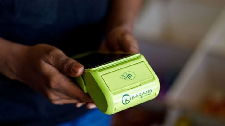 Kazang point of sale payment terminal in South Africa