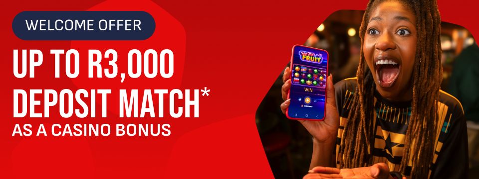 Virgin Bet casino welcome offer up to R3000 deposit match South Africa