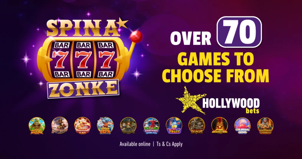 Spina Zonke games collection featuring online casino slot games available in South Africa